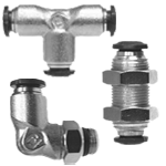 Nickel Plated Push In Fittings